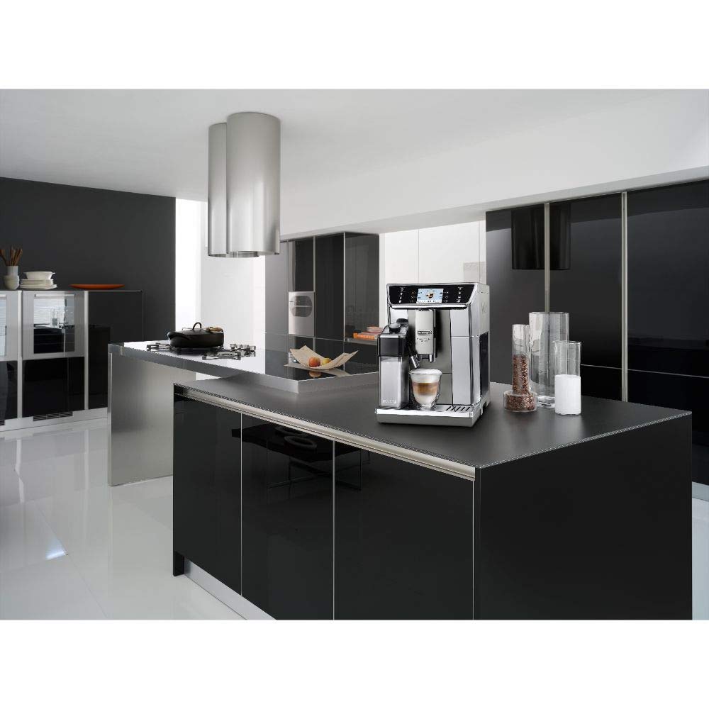 Cafetera automática De'Longhi PrimaDonna Elite ECAM 656.55.MS con pantalla a color TFT de 3,5 pulgadas, sistema de leche integrado
