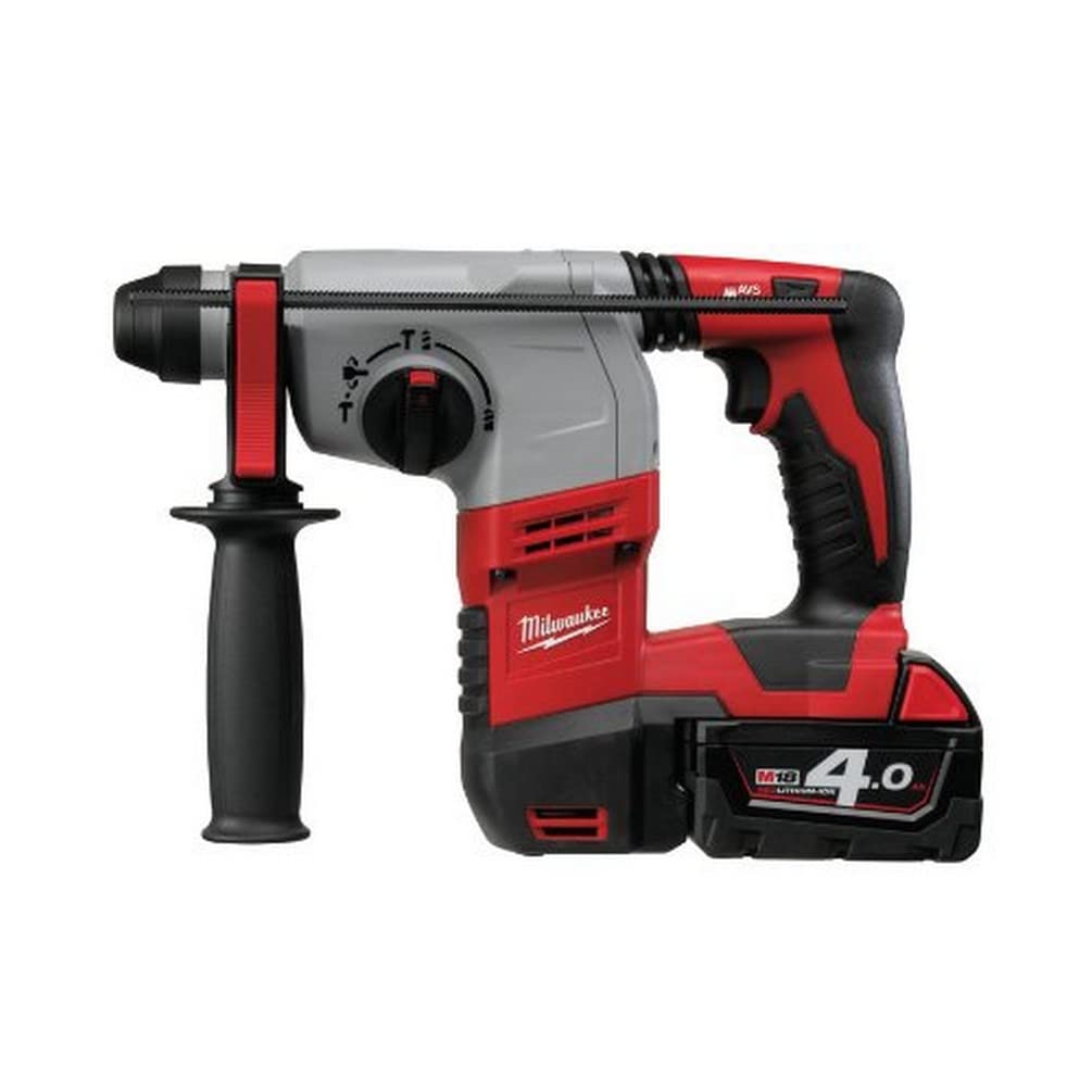 Milwaukee HD18 H-402 C rotary hammers - Martillo perforador (2,4 cm, 2,4 J, 4200 ppm, 1,3 cm, 3 cm, Negro, Rojo)