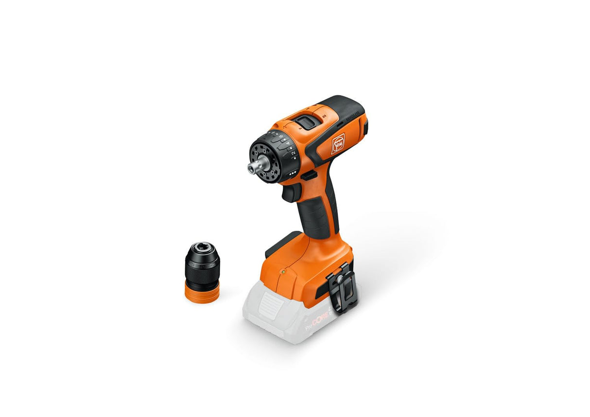 FEIN Práctico combo a batería. MULTIMASTER AMM 500 y taladro atornillador ASCM 18 QSW AS. Compatible con baterías Bosch Professional 18V y AMPShare