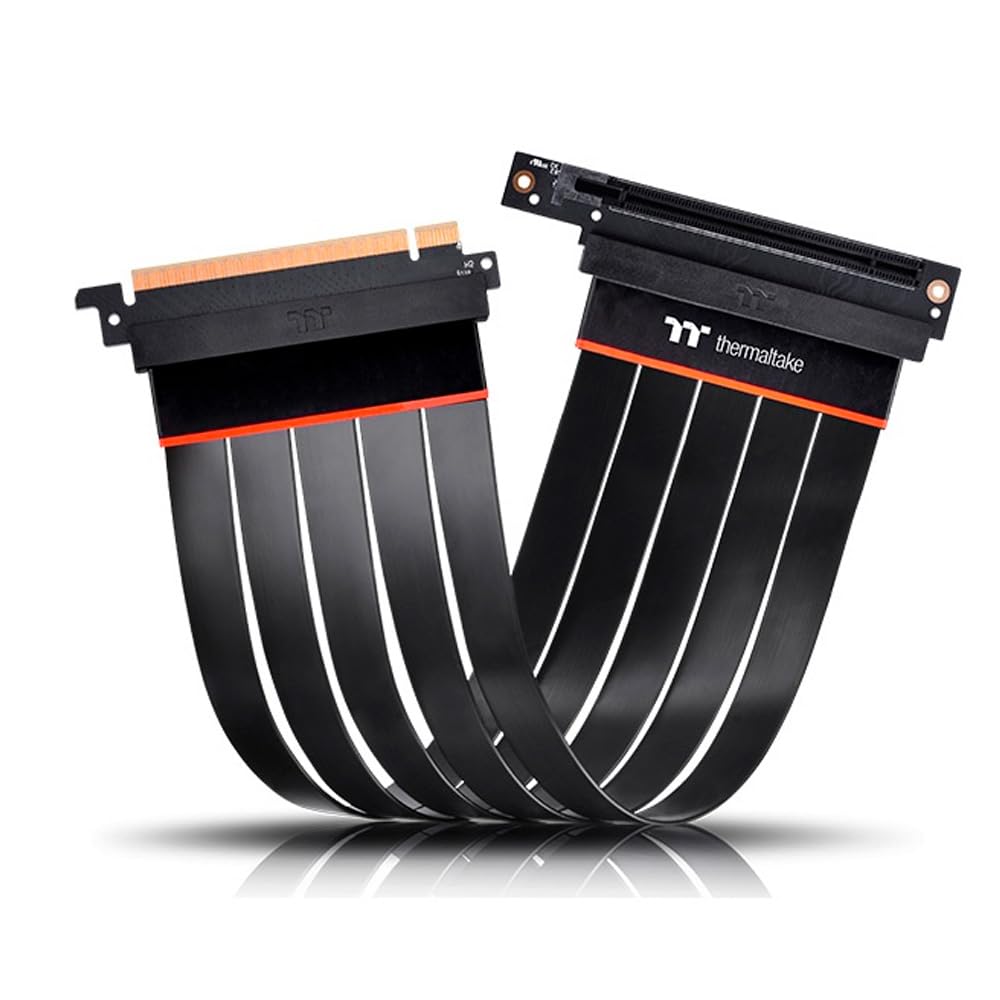 Thermaltake PCI Express Extender 90° Black PCI-E 4.0 16X 30cm