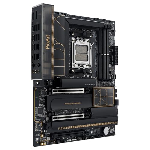 ASUS ProArt X870E-CREATOR WiFi -Placa Base AMD X870E ATX, PCIe 5.0 x16 Compatible con GPU de última generación, 16+2+2 etapas de Potencia, DDR5, Doble USB4, LAN de 10 GB y 2,5 GB, WiFi 7, 4X M.2