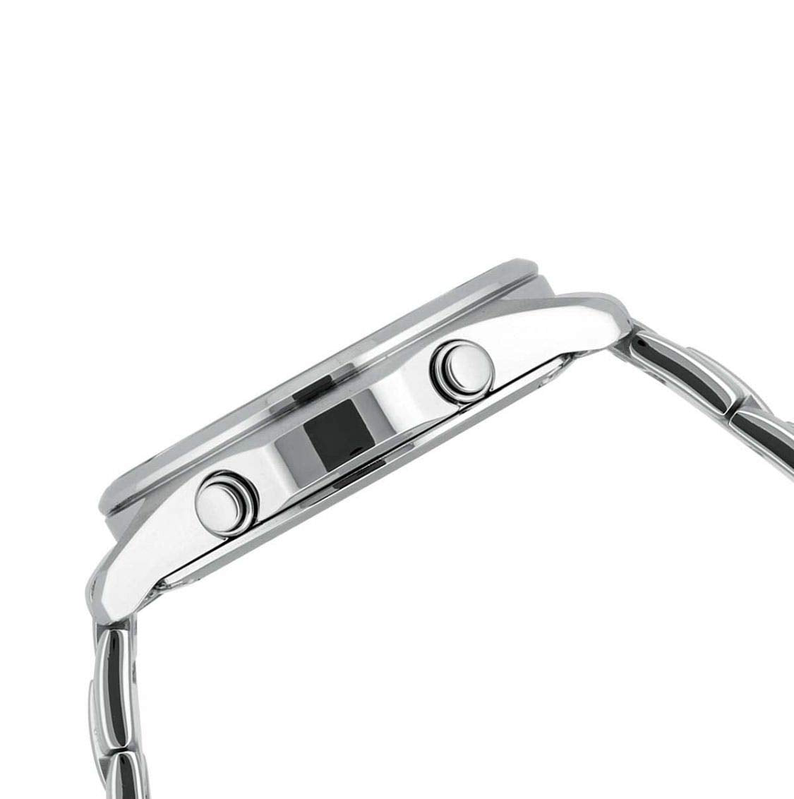 Casio Reloj Analogico-Digital para Hombre de Cuarzo con Correa en Acero Inoxidable LCW-M100DSE-2AER