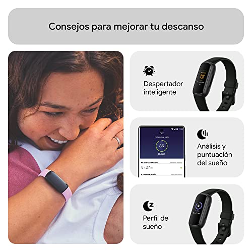Google Pixel 8 Pro - Smartphone Android Libre con Lente teleobjetivo - Obsidiana, 512GB + Fitbit Inspire 3, la Pulsera de Salud y Actividad física con hasta 10 días de batería - Negro