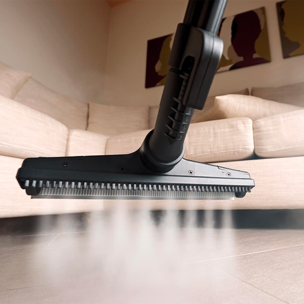 Polti Vaporetto Lecoaspira FAV30, Limpiador a Vapor y Aspirador con Filtro de Agua, Doble Función, Potencia Total 2450 W, Presión Máxima de la Caldera 4 Bar, Tapón de Seguridad, Blanco