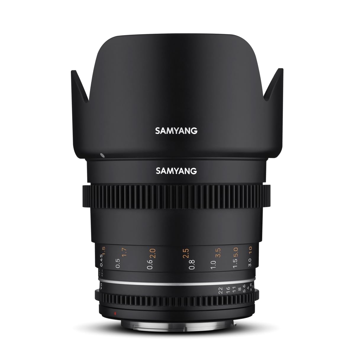 Samyang SA1716 - Lentes de Cámara Compatibles con 50mm T1.5 MK2 Canon RF, Negro