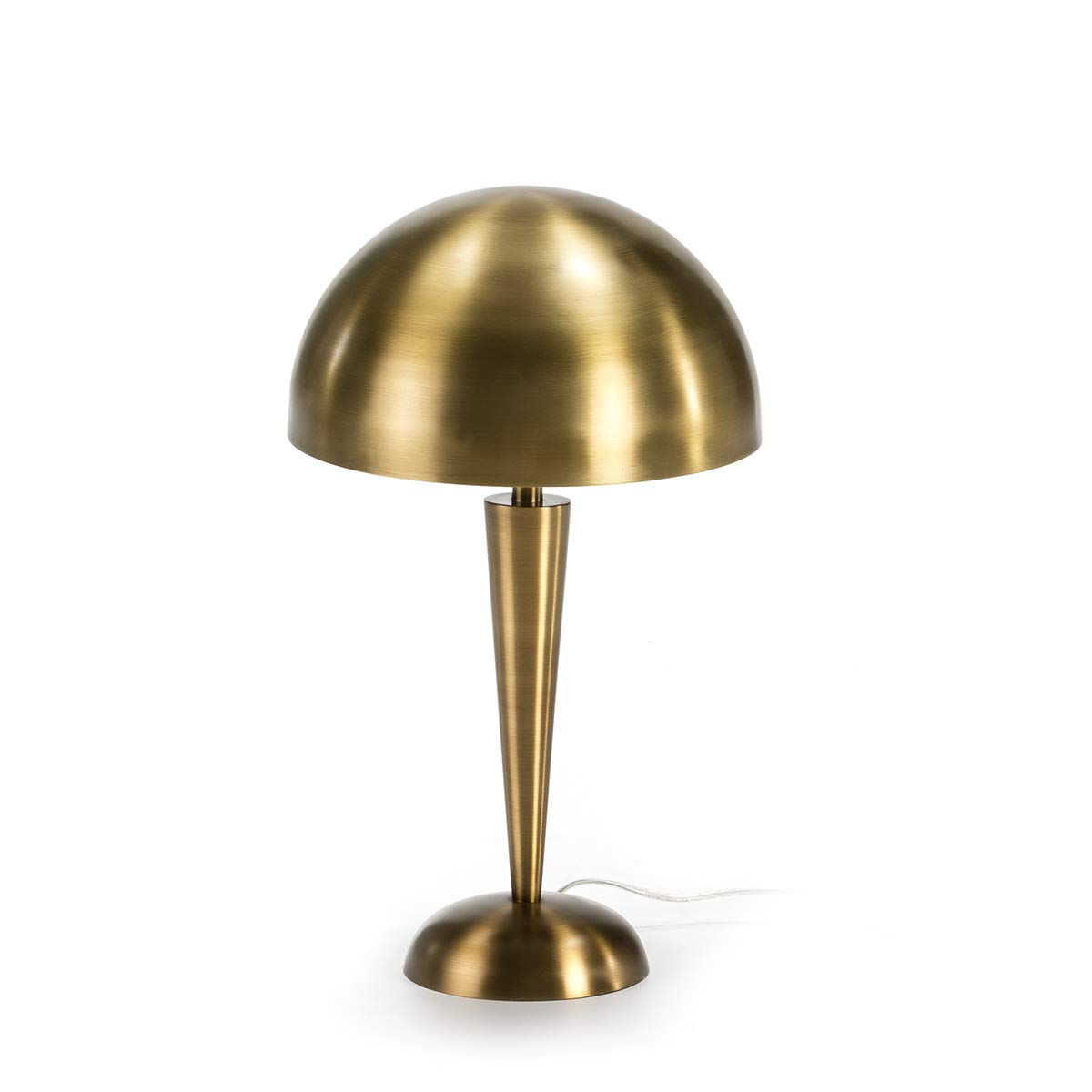 LAMPARA SOBREMESA 25X25X48 METAL DORADO