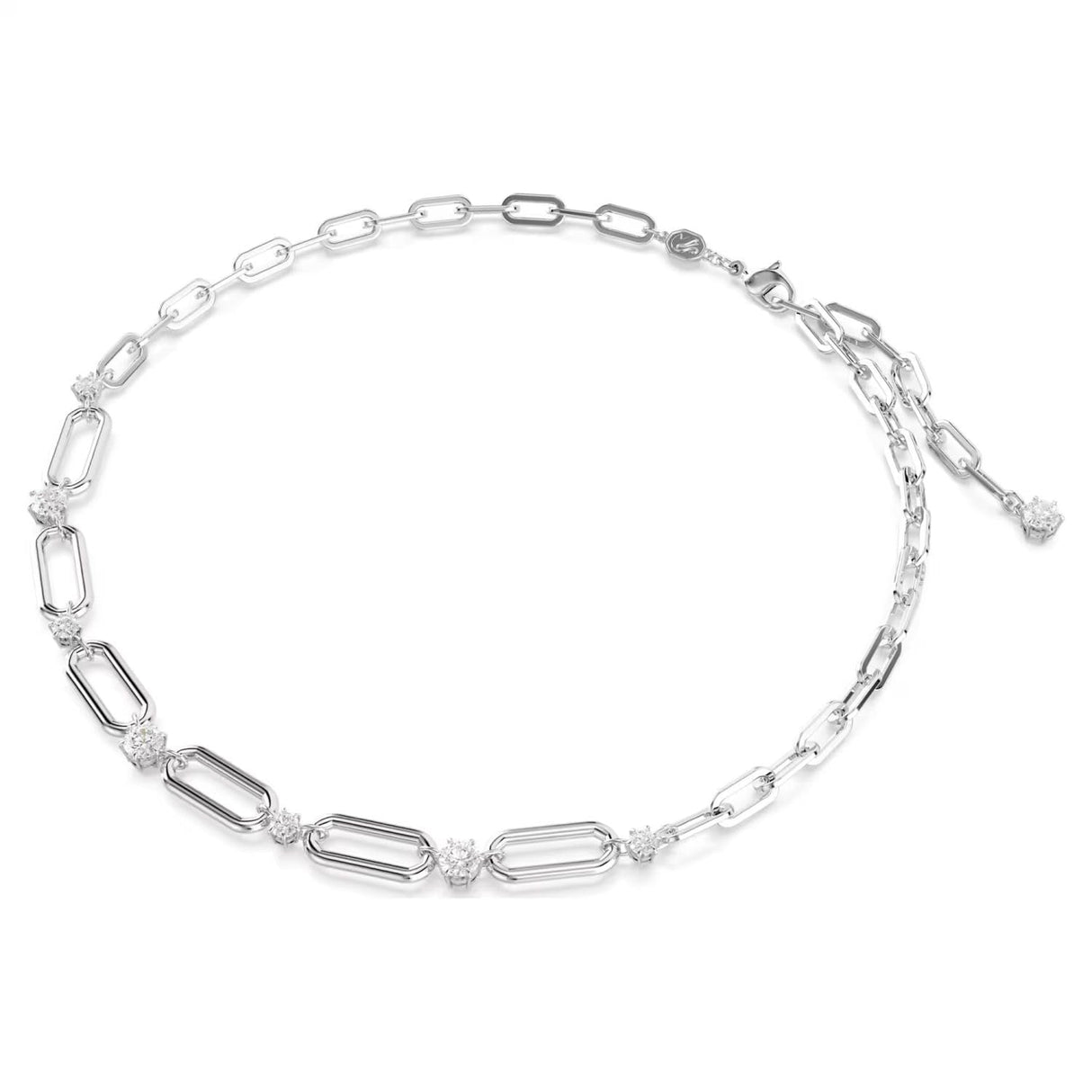 Swarovski Collar Constella, Blanco, Baño de rodio