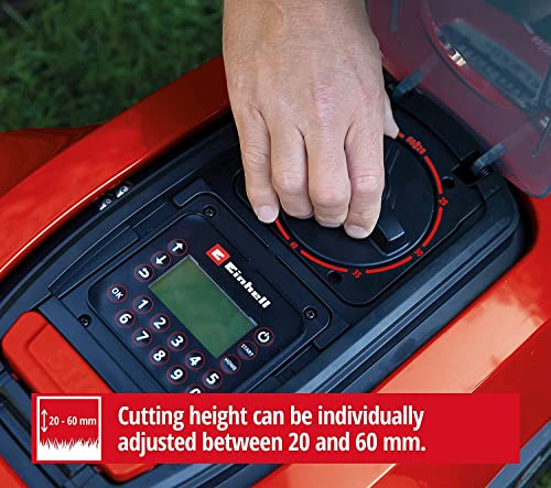 Einhell Power X-Change - Cortacésped robótico de 18 V con estación de Carga para césped de hasta 1200 m², Corte de césped multizona, Control de aplicación Bluetooth, Kit de Robot cortacésped FREELEXO