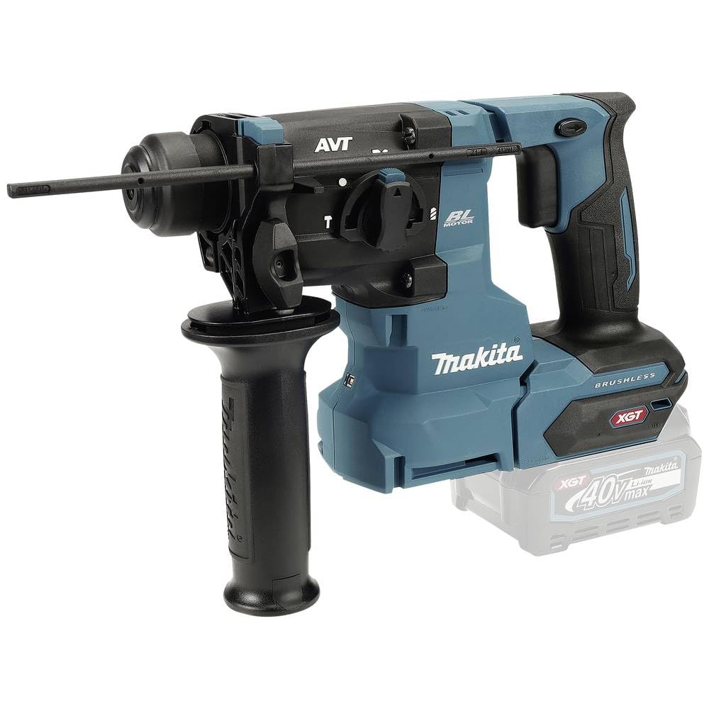 Makita HR010GZ SDS-Plus-Bateria de martillo combinado 40 V sin batería/cargador, sin cargador