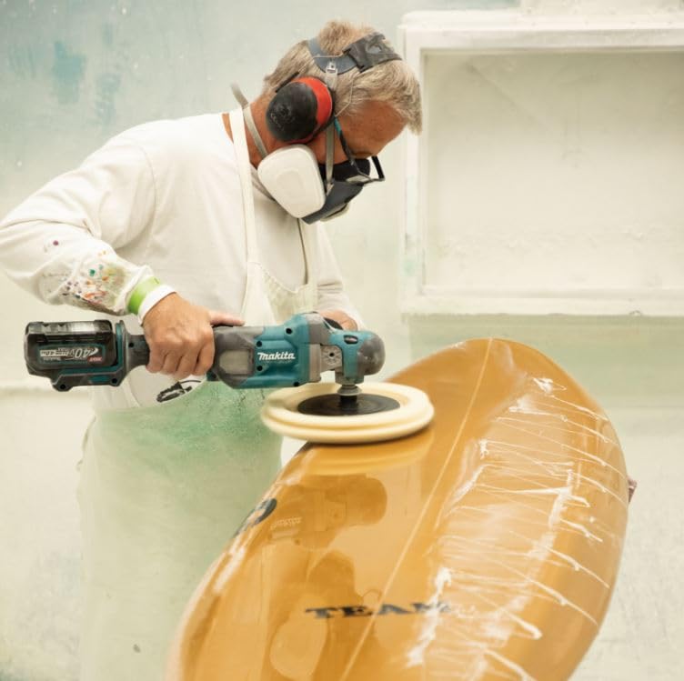 Makita PV001GZ - Pulidora de iones de litio XGT sin escobillas de 40 V, 180 mm, baterías y cargadores no incluidos