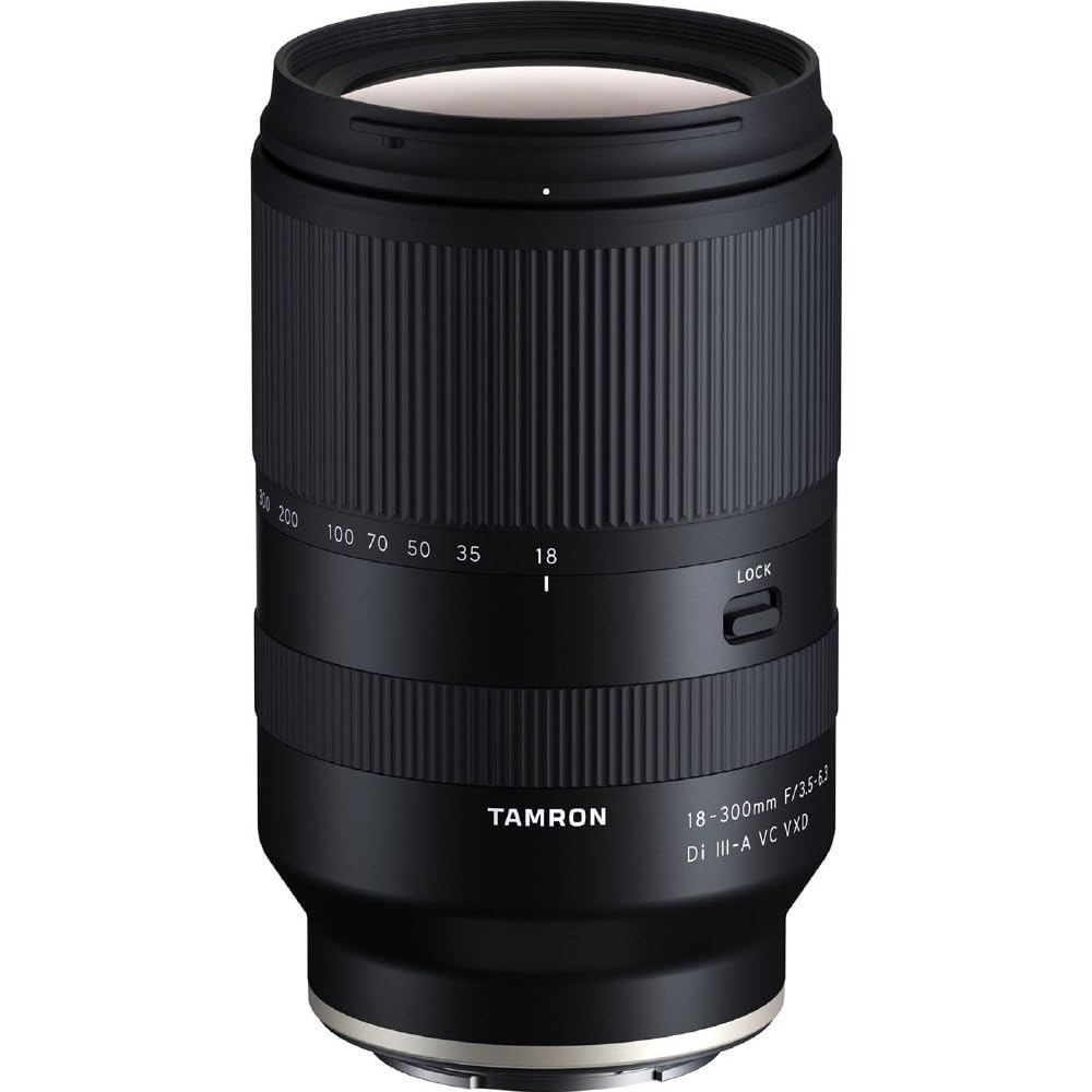 Tamron Objetivo para Fujifilm 18-300 mm F/3.5-6.3 Di III-A VC VXD, Negro