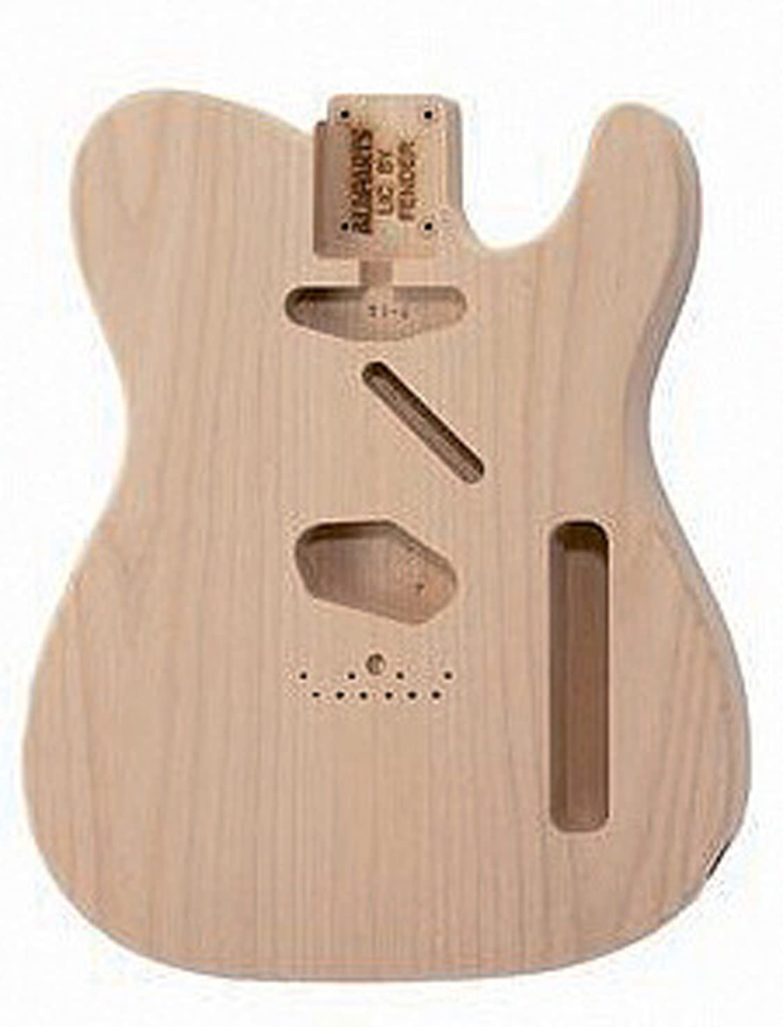 AllParts TBO ALDER REPLACEMENT BODY FOR TELECASTER - Cuerpo para guitarra eléctrica de estilo Tele, sin tratar, Alder (aliso)