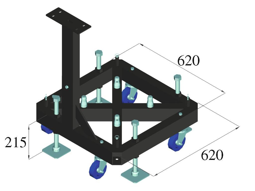 Alutruss Torre Base Tower Base
