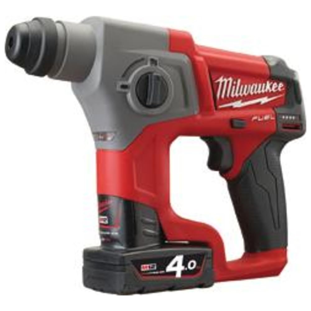 Milwaukee M12CH/4.0 Ah + HD Box - Taladro percutor
