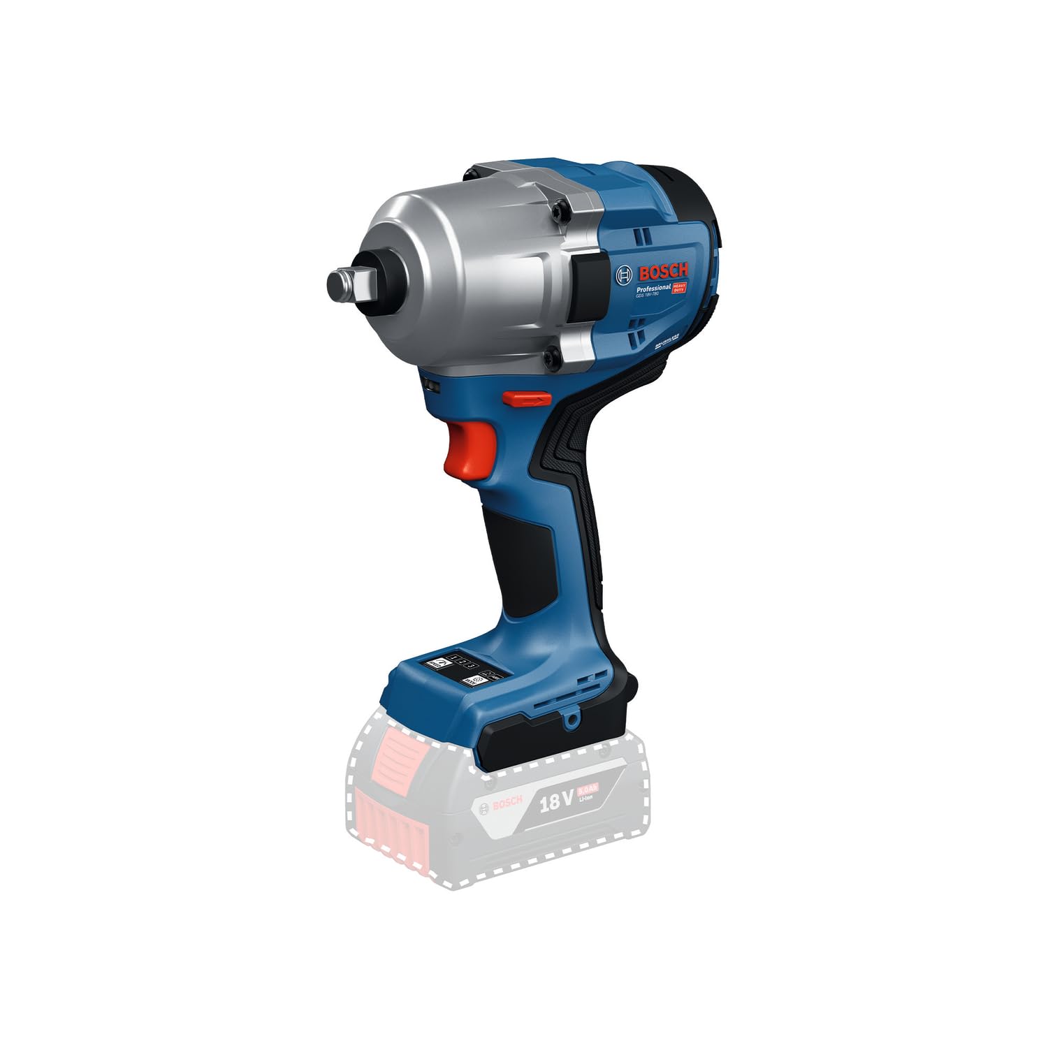 Bosch Professional 18V System Llave de Impacto a Batería GDS 18V-780