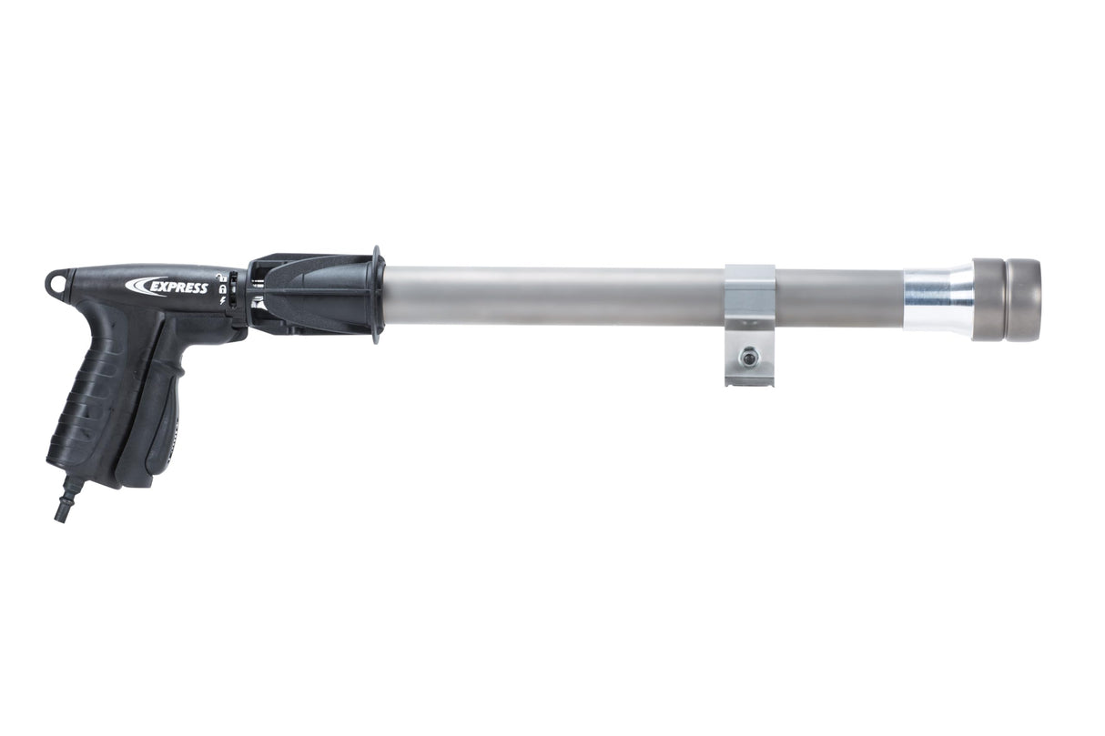 Antorcha de Impermeabilidad RAPTOR, Encendido Piezoeléctrico, Manija de Seguridad con Acoplamiento Rápido - Se Entrega con una Lanza Larga Recta de 160 kW, y un Adaptador Rápido - EXPRESS