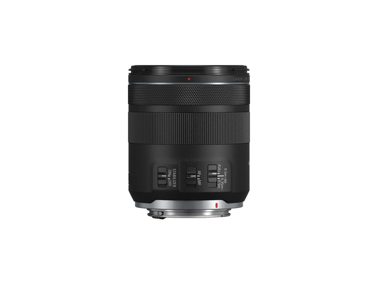 Canon Objetivo Canon RF 85 mm F2 Macro IS STM - Lente estándar Ideal para Retrato, Bokeh y Foto Detalle Incluso con Poca luz, Ligero, Estabilizador óptico 5 Pasos, Compatible con Sistema EOS R, Negro
