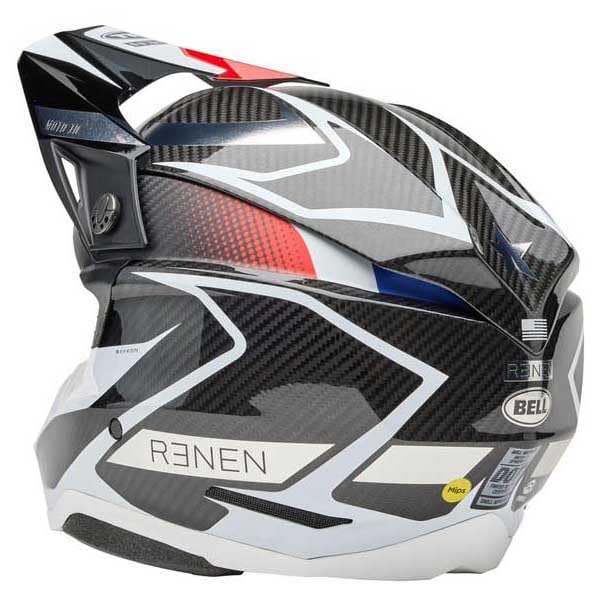 BELL Helmet Moto 10 Spheral Racing Raycon Mate/Glossy Black/White L ECE6