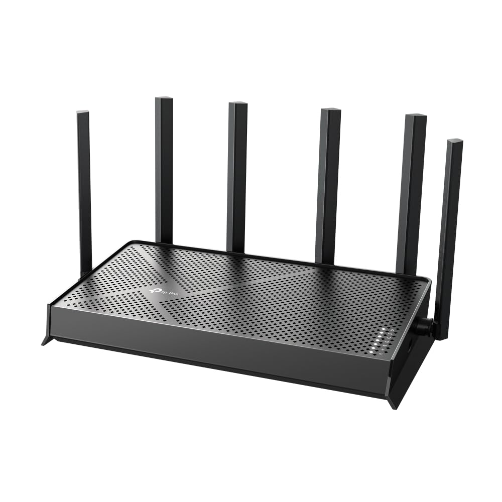 TP-Link Archer BE400 - Router WiFi 7 Doble Banda 6500Mbps, 2.5G WAN/LAN, Cobertura Maxima 6 Antenas Externas con Tecnología MLO, EasyMesh, Beamforming, Control App