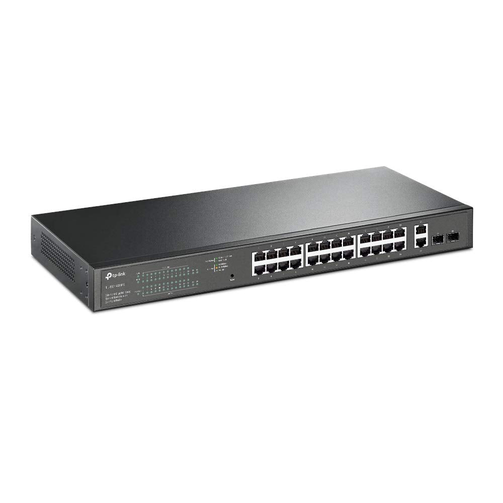 TP-Link TL-SG1428PE Switch Gestionado Gigabit Ethernet (10/100/1000) Negro 1U Energía sobre Ethernet (PoE) TL-SG1428PE, Gestionado, Gigabit Ethernet (10/100/1000), Energía sobre Ethernet (