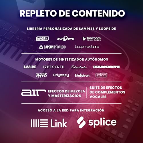 AKAI Professional MPC One+ caja de ritmos autónoma, creador de ritmos y controlador MIDI con wifi, Bluetooth, drum pads, plugins y pantalla táctil