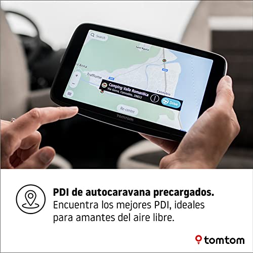TomTom GPS Navegador para caravanas y Autocaravanas y PDI Go Camper MAX con Pantalla HD de 7"