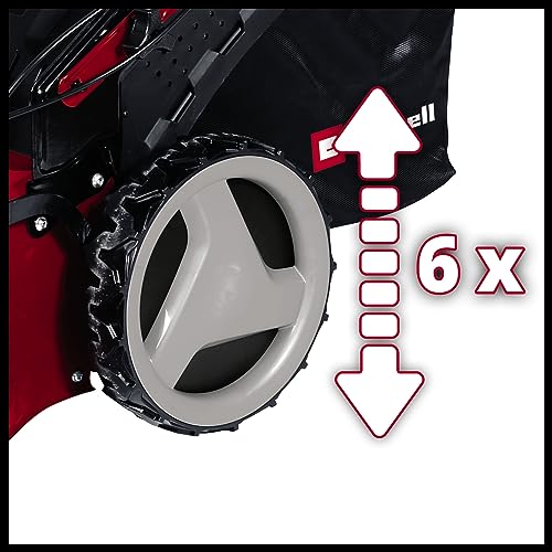 Einhell Cortacésped térmico GC-PM 51/3 S HW-E Li (2,7 kW, Motor 4 Tiempos, 1 Cilindro, Cable de Arranque en el Manillar, función de Arranque eléctrico, batería de Arranque sin Mantenimiento)