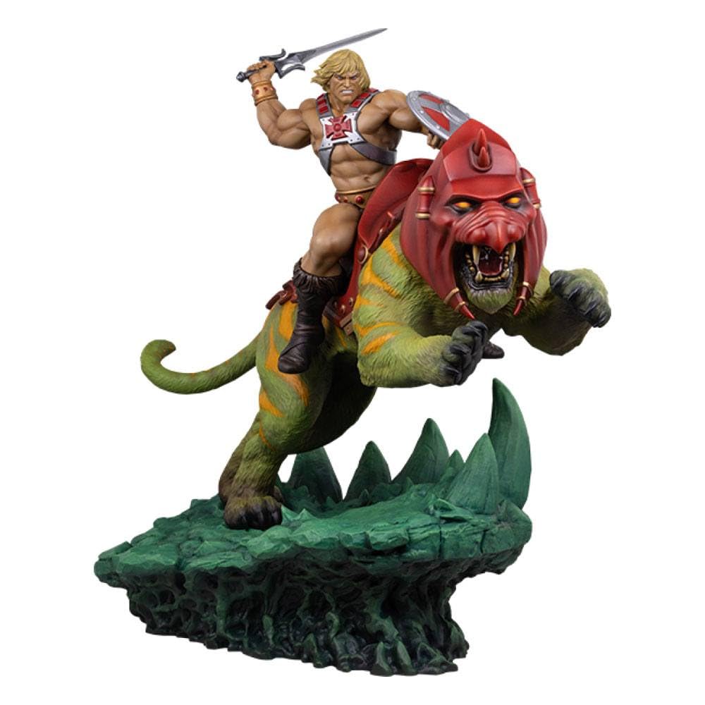 Tweeterhead Masters of The Universe - Figura Decorativa (59 cm), diseño con Texto He-Man and Battle