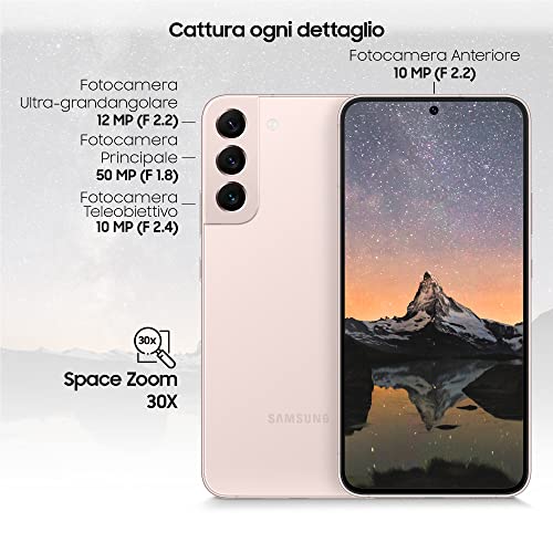 Samsung Galaxy S22+ SM-S906B 16.8 cm (6.6) Dual SIM Android 12 5G USB Type-C 8 GB 256 GB 4500 mAh Rose Gold (SM-S906BIDGEUE)
