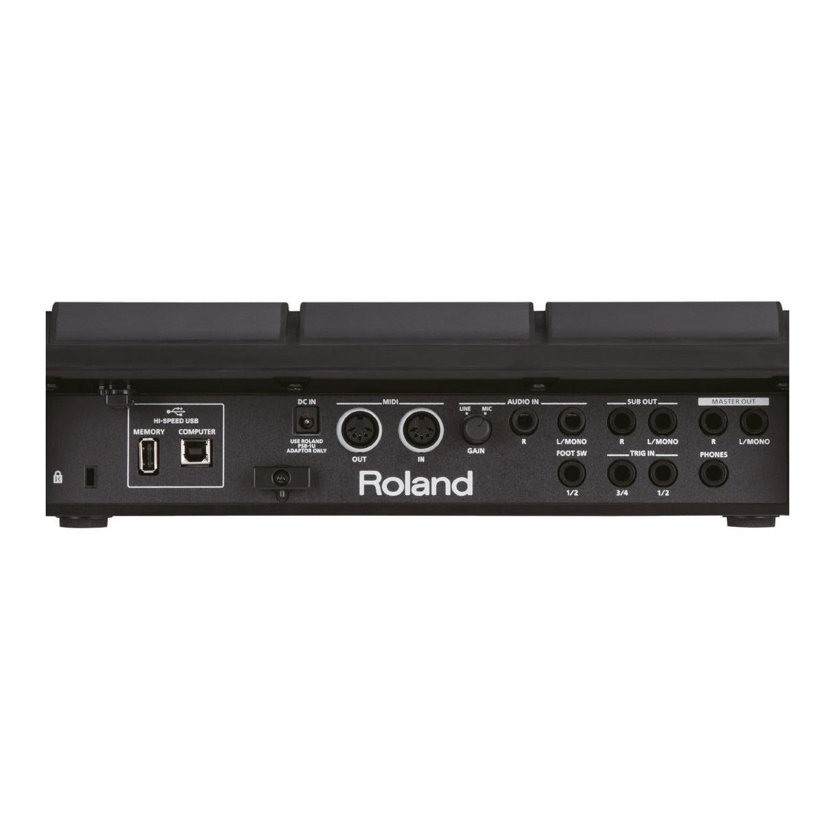 Pad de sampleo de percusión Roland SPD-SX — Exclusivo concepto de pad de sampleo, 4 GB de memoria interna, negro