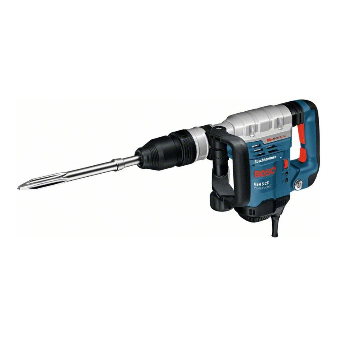 Bosch Professional GSH 5 CE - Martillo demoledor (8,3 J, portabrocas SDS max, Vibration Control, en maletín)
