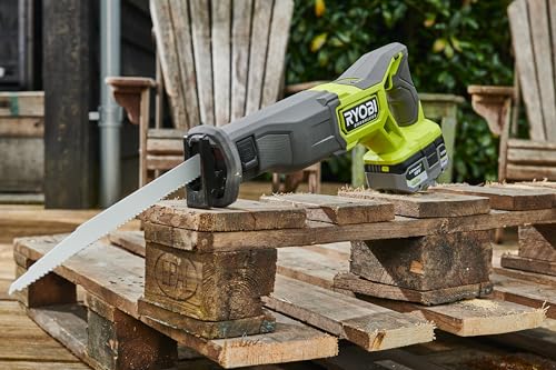 Ryobi - Sierra sable inalámbrica 18V ONE+, Brushless, compatible con baterías ONE+