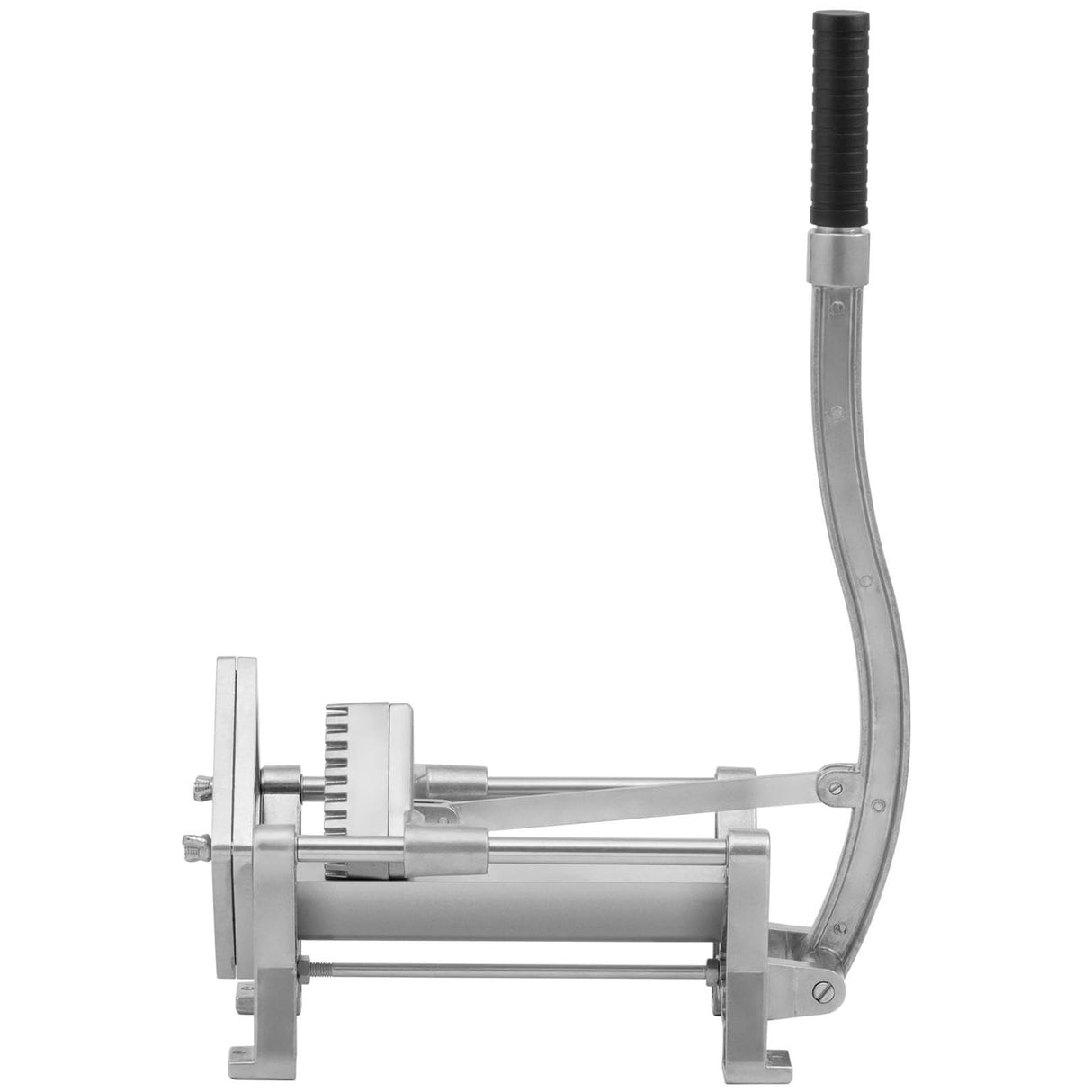 Royal Catering RCKS-3 - Cortador de patatas y verduras (incluye 3 cuchillas 8 x 8/10 x 10/12 x 12, manual, montaje en mesa y pared, acero inoxidable y aluminio, estable)