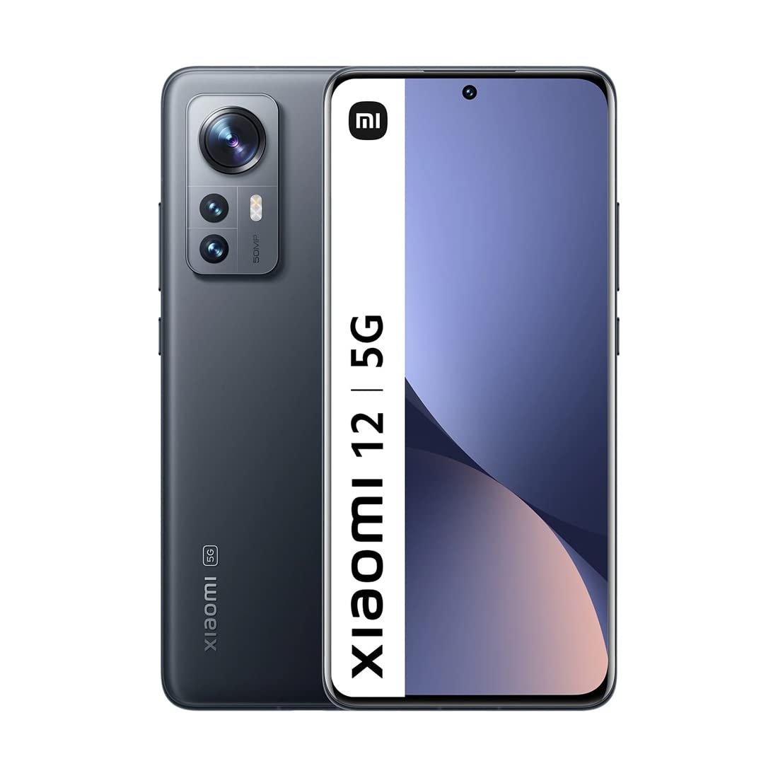 Xiaomi 12 - Smartphone 8+256GB, Pantalla AMOLED de 6.3 Pulgadas y 120Hz, Snapdragon 8 Gen 1, cámara Triple de 50MP+13MP+5MP, 4500mAh, Gris (versión del Reino Unido + 2 años de garantía)