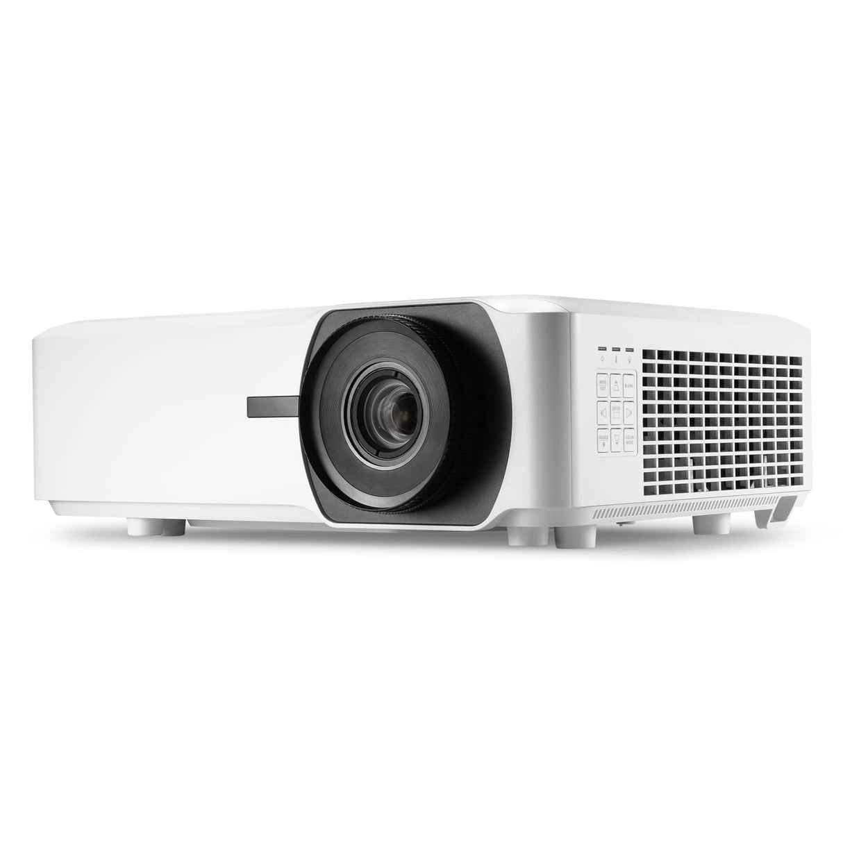 Proyector láser ViewSonic DLP LS850WU (WUXGA, 5000 lúmenes ANSI, 2X HDMI, 2X Altavoces de 10 vatios, Zoom óptico de 1,6X, Funcionamiento 24 Horas al día, 7 días a la Semana) Blanco