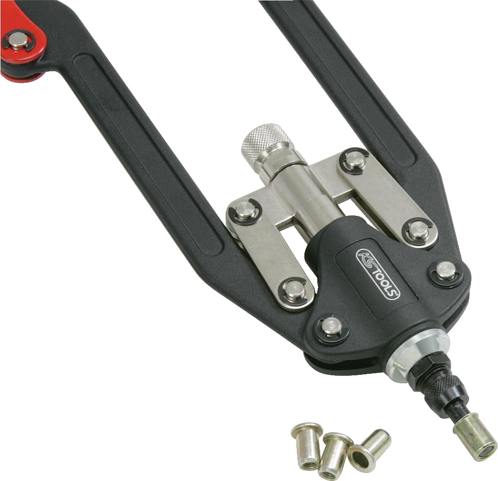 KS Tools 150.9630 - Pack de 11 piezas con tenazas para remaches universales, en maletín de plástico