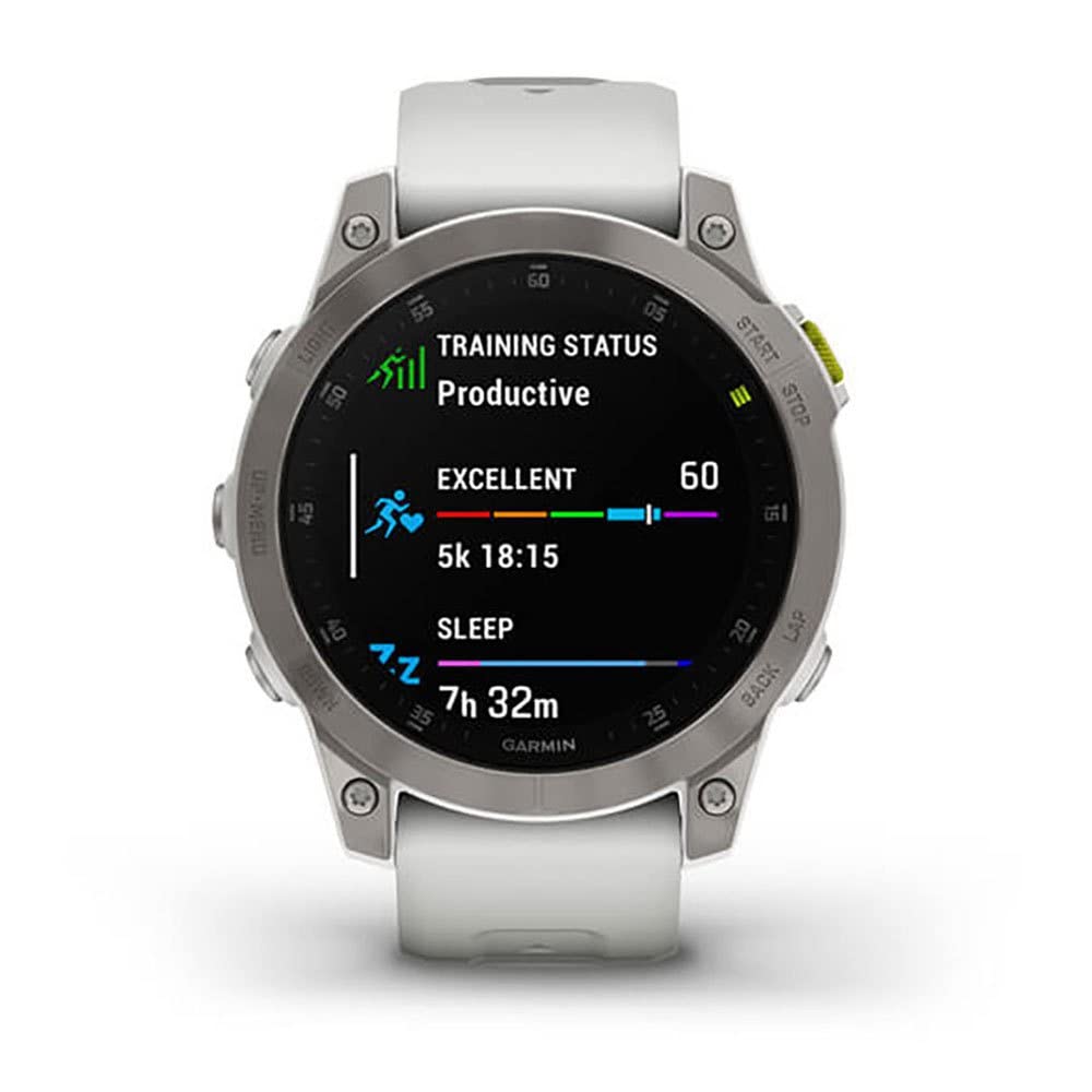 Garmin EPIX (Gen 2) Blanco Nieve, Titanio Titán