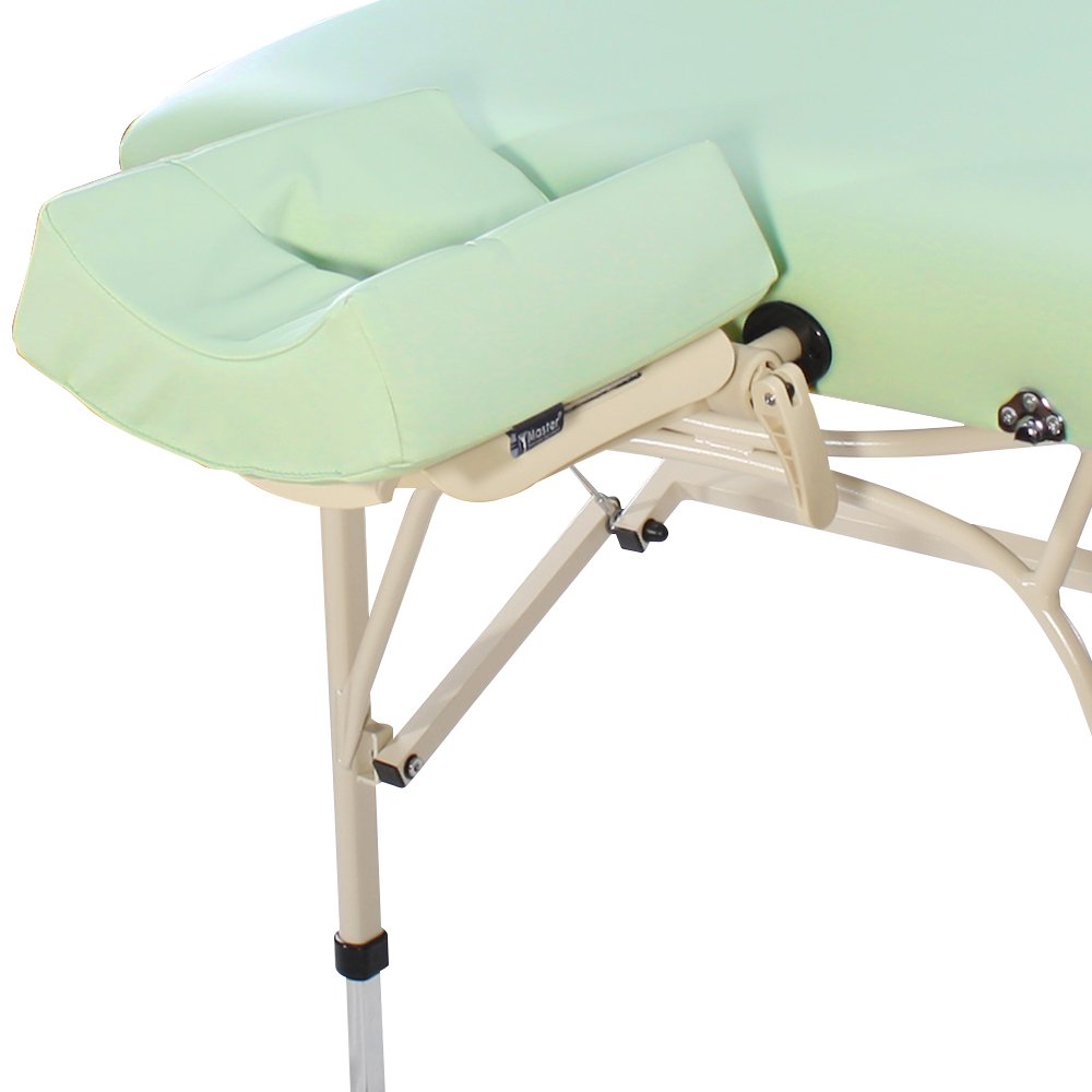 Master Massage Bel Air - Camilla de masaje plegable (71 cm, aluminio ligero, ideal para transportar, para práctica spa, spa, color verde lila)