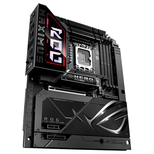 ASUS ROG Maximus Z890 Hero BTF - Placa Base Intel ATX, diseño de Conector Oculto, Ranura de Alta Potencia para gráfica, 22+1+2+2 etapas de Potencia, DDR5, PCIe 5.0 Compatible con GPU Next-Gen