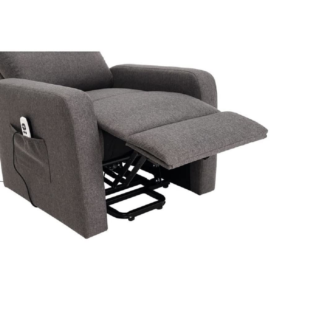 Identités - Sillón elevador Mint 1 motor de tela, color gris