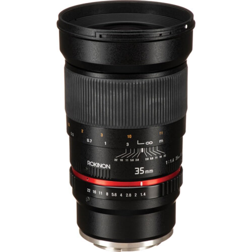 Rokinon Lente Gran Angular F1.4 UMC de 35 mm para Sony E-Mount