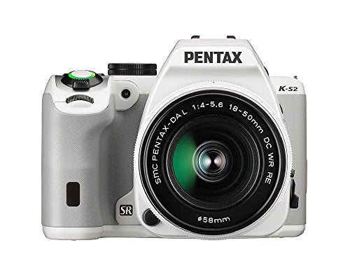 Pentax K-S2+18-50WR - Cámara fotográfica Digital, Color Blanco