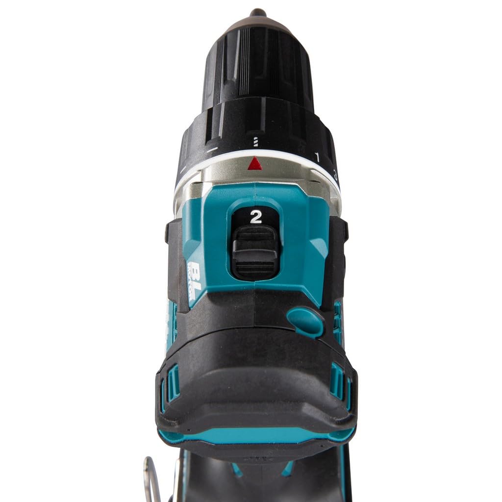 Makita DDF484RT3J drill Negro, Azul, Plata 2000 RPM 1,8 kg - Taladro eléctrico (2000 RPM, 1,3 cm, 3,8 cm, 54 Nm, 30 Nm, 2,5 m/s²)