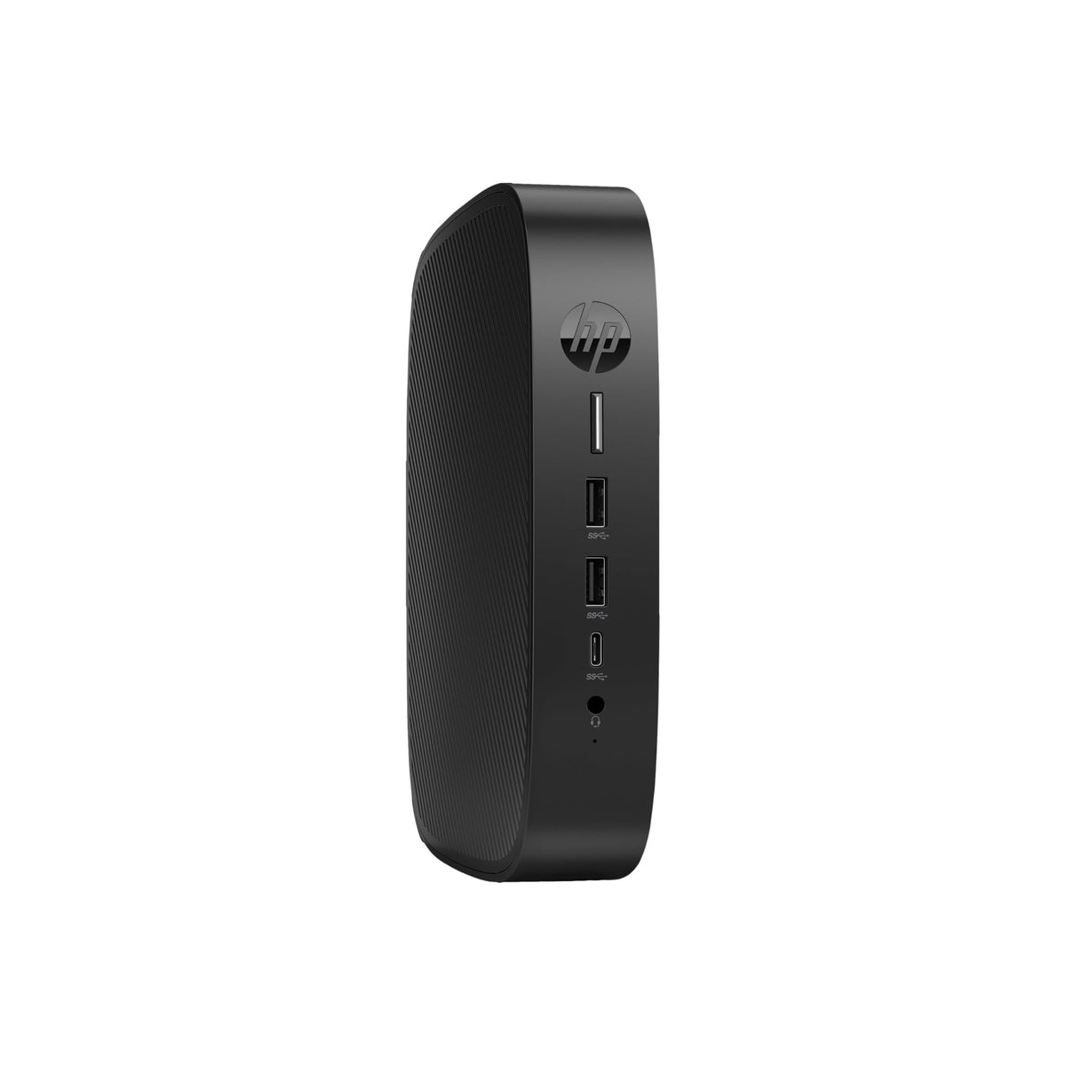 HP Elite t655 - Thin Client - SFF - 1 Ryzen Embedded R2314 / 2.1 GHz - RAM 8 GB - Flash 32 GB - eMMC - Radeon Graphics - 1GbE, Bluetooth 5.2, Wi-Fi 6 - WLAN: 802.11a/b/g/n/AC/AX, Erizo OS