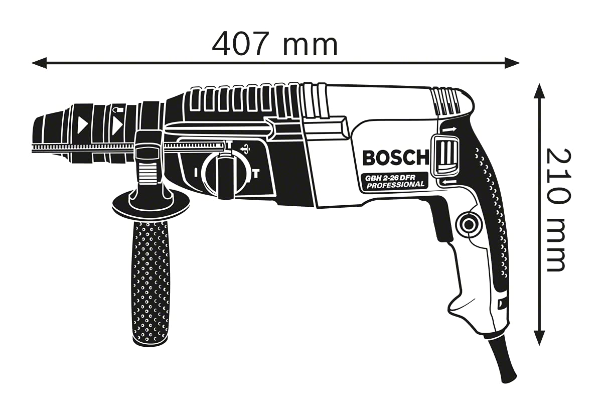 Bosch GBH 2-26 DFR - Martillo perforador Bosch