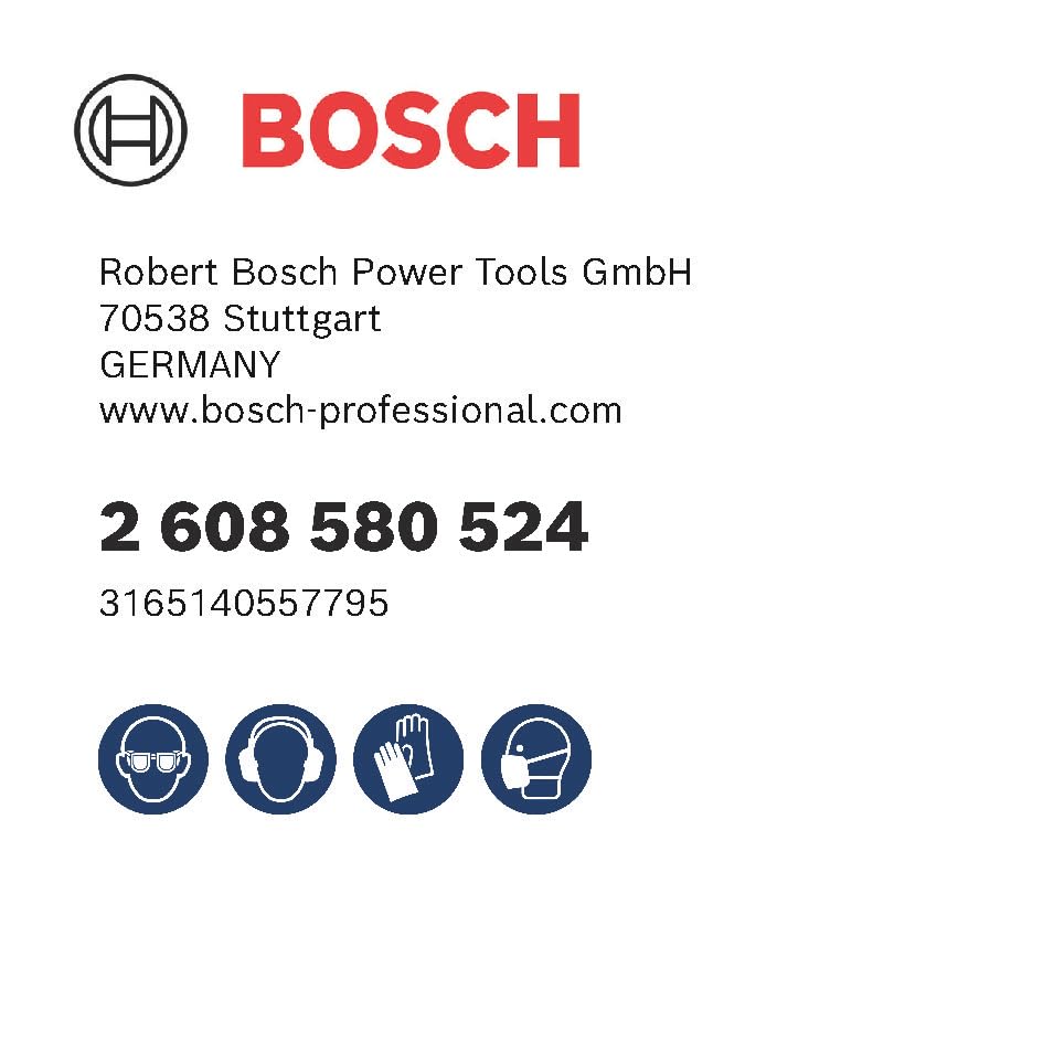 Bosch 2 608 580 524 - Corona perforadora hueca SDS-max-9-100 x 80 mm (pack de 1)
