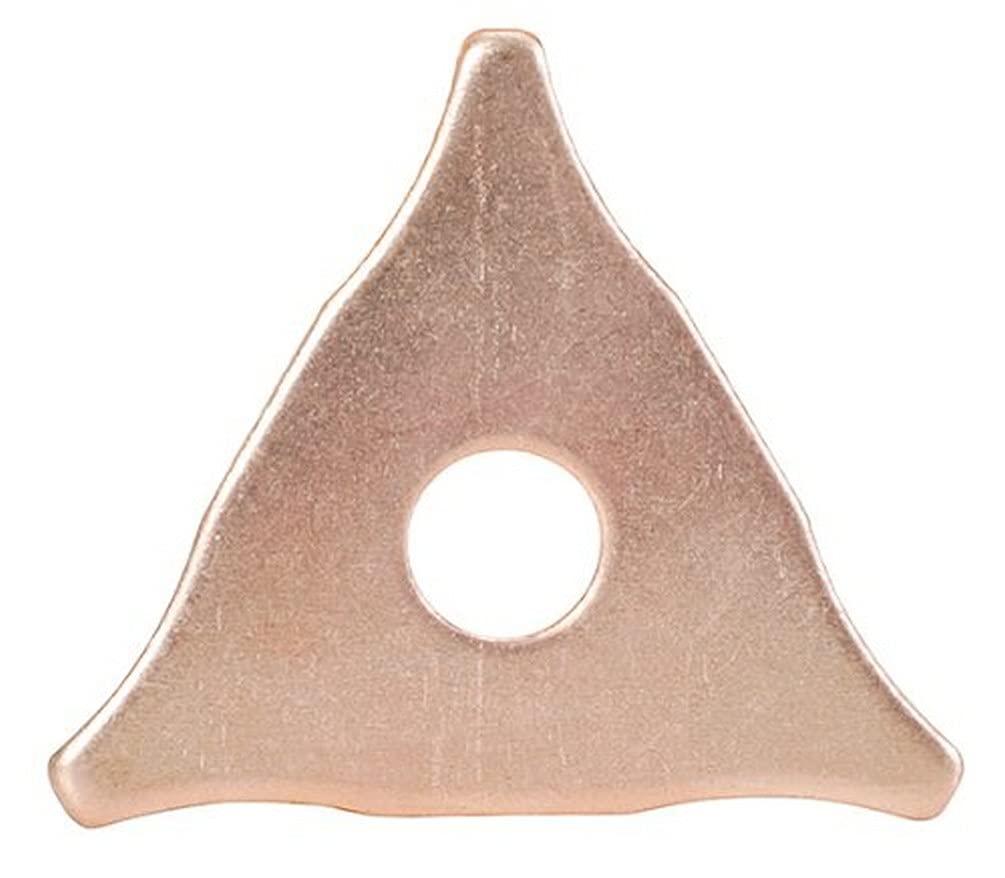 Triangular-washer 2.5 x 50.0 mm copper coated 1000pcs
