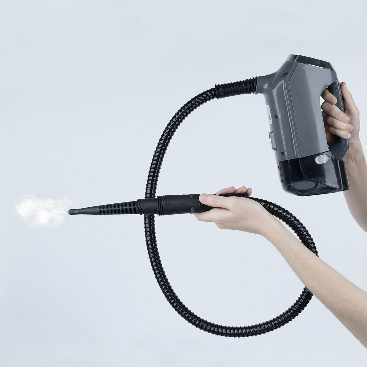 H.Koenig Aspirador de Vapor Multifunción 3 en 1 ARYA600, Mopa a Vapor, Potente, Presión de vapor 4 bar, Sin Bolsa, 3 niveles de vapor, Todos los suelos, Tecnología Ciclónica, 1800W