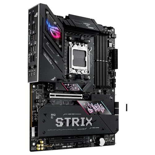 ASUS ROG Strix B850-E Gaming WiFi - Placa Base AMD, 16+2+2 etapas de Potencia, DDR5, Cinco Ranuras M.2, PCIe 5.0, WiFi 7, Puerto USB4 Tipo-C, USB 20 Gbps con PD 3.0 de hasta 30 W y Aura Sync RGB
