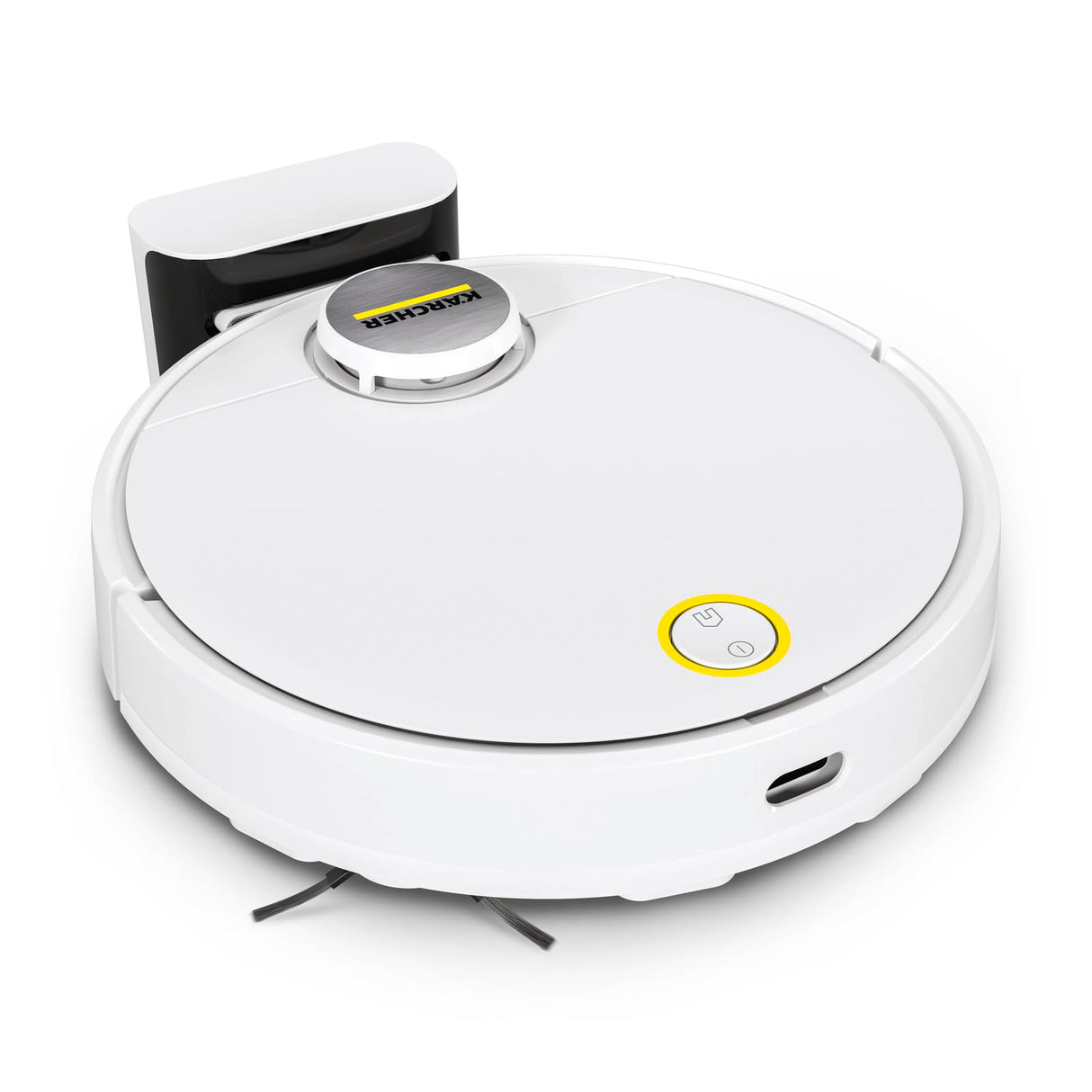 Kärcher, Robot Aspirador RCV 3, App Inteligente, Navegación láser LiDAR, Cartografía, Reconocimiento del Entorno, 2500 Pa, Autonomía de 120 min, para Suelos Duros y alfombras, Blanco